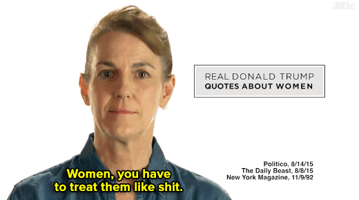 micdotcom:  Watch: New anti-Trump ad reminds us of his own misogynistic words.  