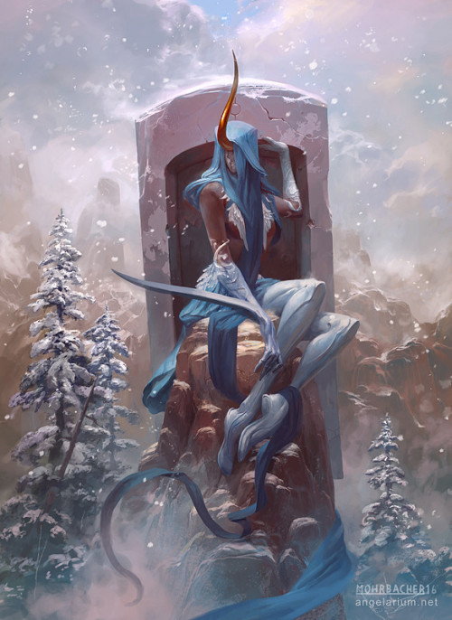 thecollectibles:Art byPeter Mohrbacher