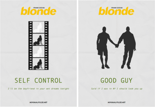 minimal-pulse:“FRANK OCEAN - Blonde” -Concept Posterscreated by Minimal Pulse Art [minimal-pulse.tum