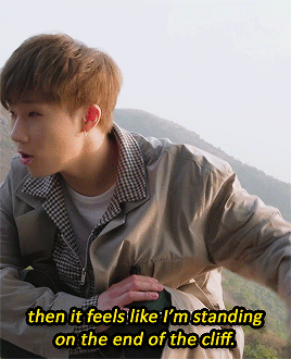 namsoogyu:  -No matter how scared you are, just deal with it. 