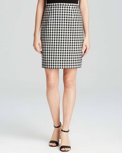 Diane von Furstenberg Pencil Skirt - Eliza Gingham