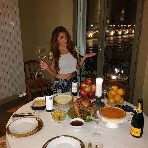 Porn photo Happy Thanksgiving dinner for 2 🦃 in France🇫🇷