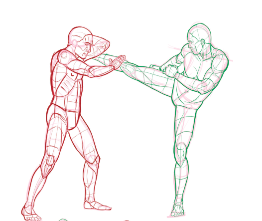 Kung Fu Poses - Male ready fight pose | PoseMy.Art