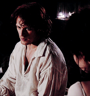 jamesandclairefraser:  &ldquo;When you kissed me like that..well maybe you weren’t