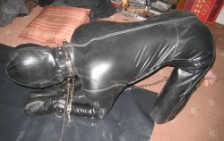 Northernleather:  A Urinal Slave Waiting For Use 