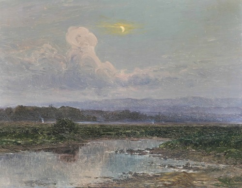 catonhottinroof:  William Didier-Pouget (1864-1959) A moonlit landscape