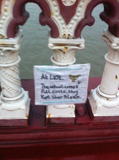 emilycarstairss:@cassandraclare I added a little sign to Blackfriars Bridge since I noticed the othe