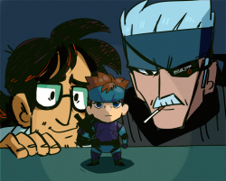 cigar-blues:  solid snake and his best friend