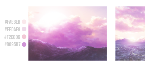 ryugaizaki: hunter x hunter + shades of pink and purple 
