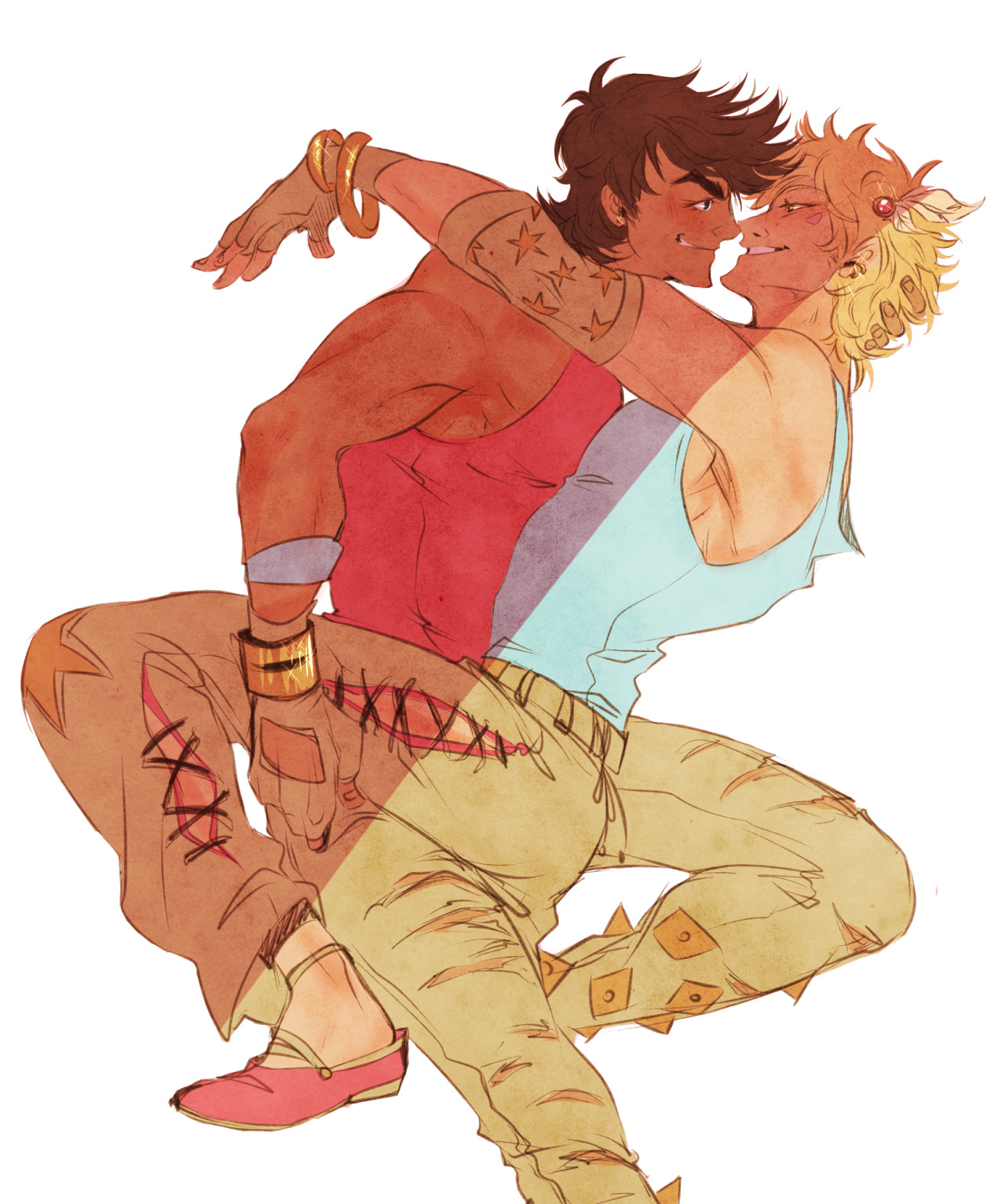 last-heroine:  caejose doodle dedicated to @yungyaak!! thank u again for gifting