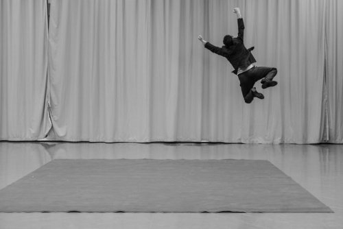 Stéphane Bullion and Aurélie DupontAnother Place rehearsals, Mats EK, Paris Opera Ballet © Ann Ray (