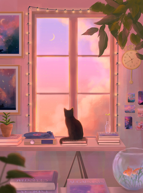 sugarmint-dreams: golden hour-my shop