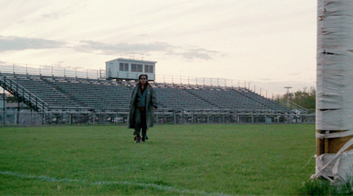 At The Closing Of The Film Where Bender Raises His Fist In Defiance. He Was Supposed To Just Walk Into