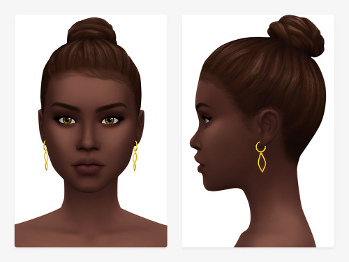 nords-sims:Tinka Earrings V2:This is the last one I promise. DOWNLOAD / CC LIST | DONATE