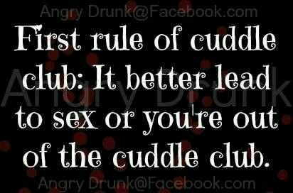 seriouslyhornyhousewife:  pearlz-n-lace:  Cuddles are good medicine   The cuddle club is serious business.  That is the one rule!!