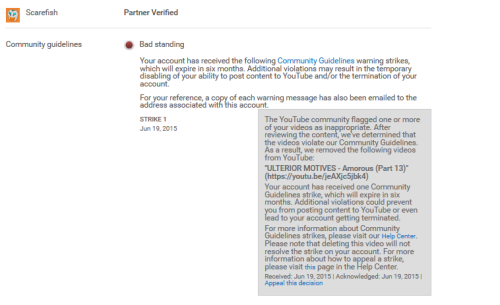 Lost my custom thumbnail privileges for two weeks. :c