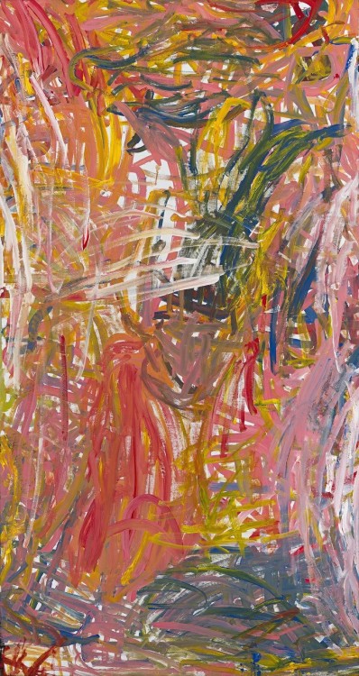 wtxch: Emily Kame Kngwarreye (Aboriginal Australian,1910 – 1996)Bush (Emily’s) Dreaming,