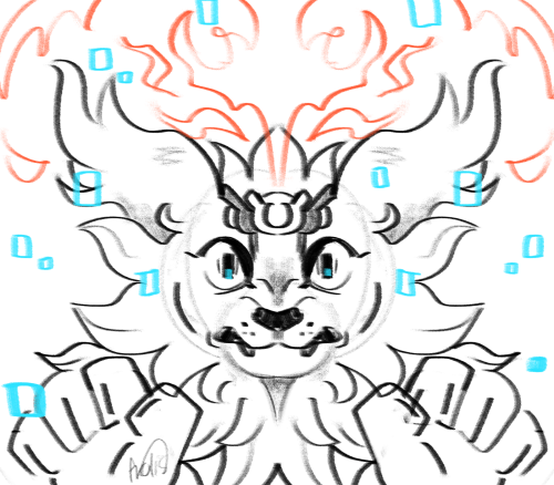 some digis I doodled while playing around with Clip’s symmetry tool! I did a bunchhh of these and po