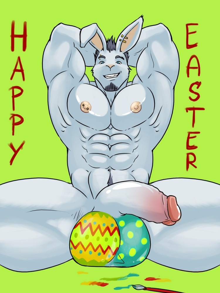 Gay easter bunny