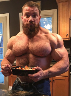 flex4mebigguy:  bodybodyman:  Seth Feroce   Seth sure turned out to be one hell of a Muscle Mountain Man…or is it one hell of a Mountain of Muscle….