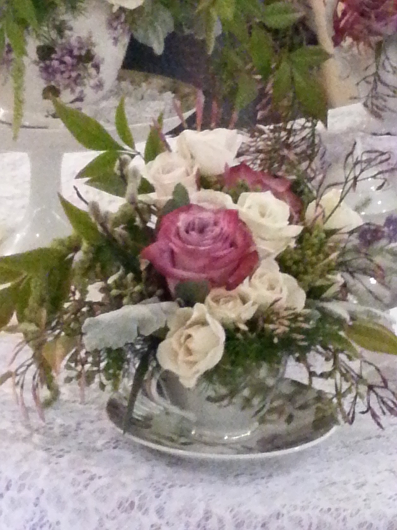 Tea and Flowers