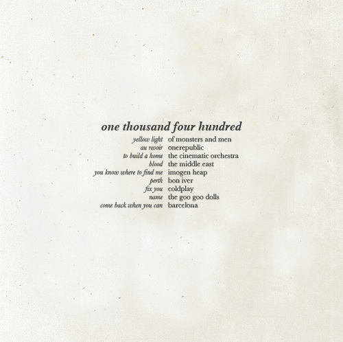 lightfell:one thousand four hundred (and fifty) // a mix for long-distance friendships. [listen