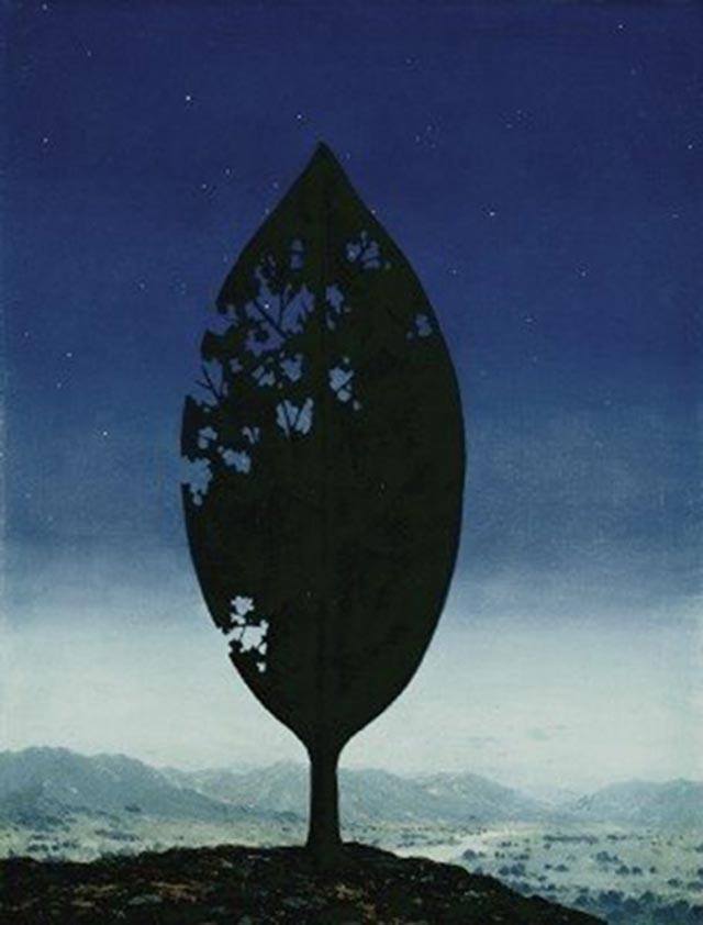 René Magritte - La strada per il cielo, 1957
(Olio su tela, 50 x 60 cm - Teheran Museum of Contemporary Art)