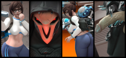 urbanatorsfm: Cryo-Fucked To view the comic, Click Here! Mei has landed herself in a tight spot here. Very tight…  Reaper certainly found it tight at least. However, what goes around comes around! Not often I do extended projects like this, but I had