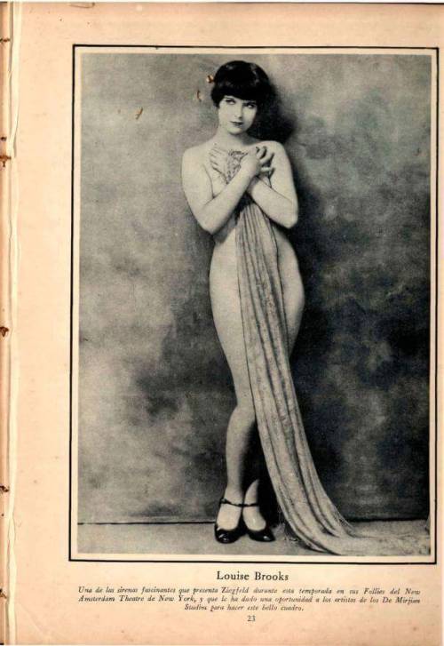 fuckyeahmodernflapper: Louise Brooks, “Social” cuban magazine, 1925