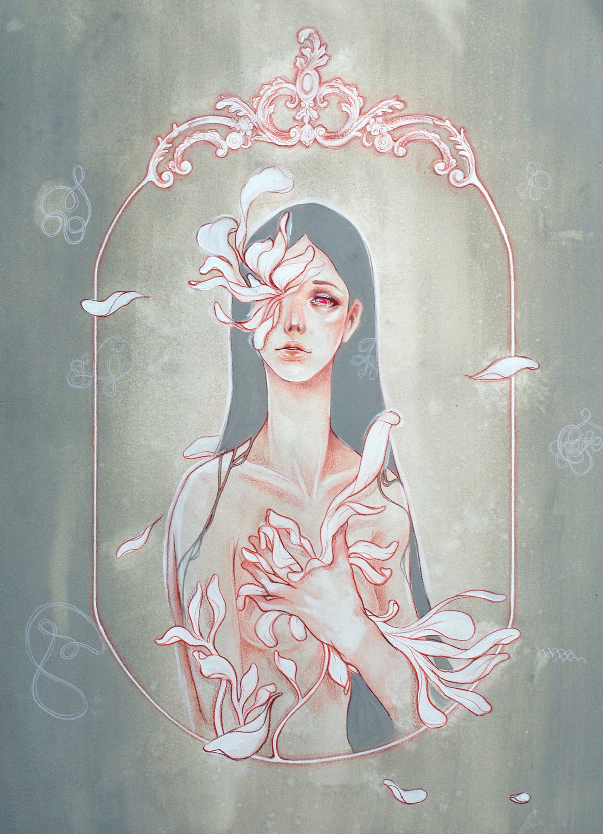 tokwap:  &ldquo;Incubus 16&rdquo; 22&quot;x30&quot; watercolor, acrylic,