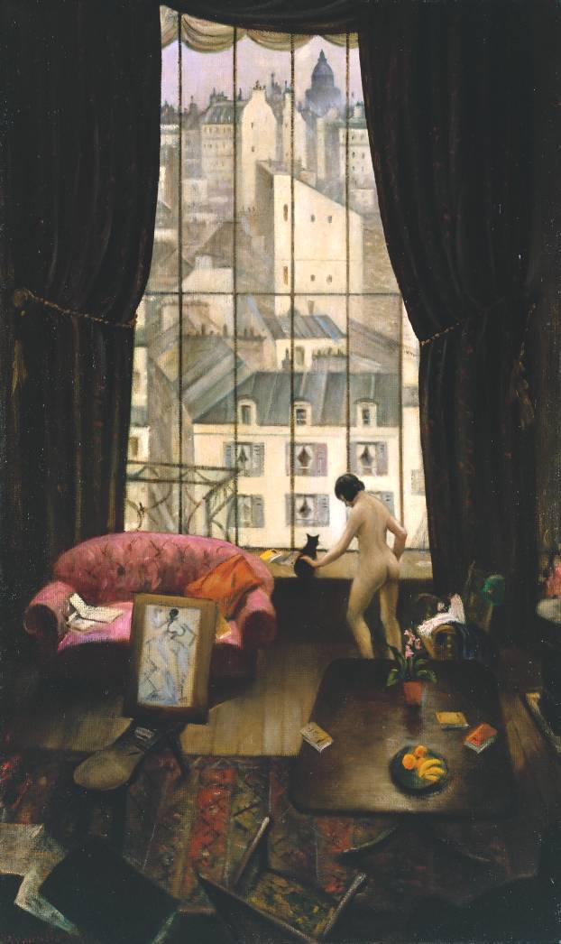 fleshandthedevil:  “ Lovers ”     “ A Studio in Montparnasse (1926) ”                     