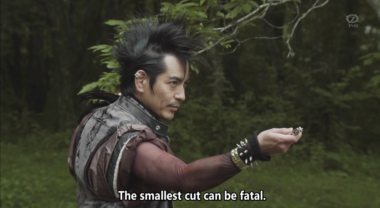 leonhardt-ani:  It was a cool move, licking the blade like that (I know this isn’t