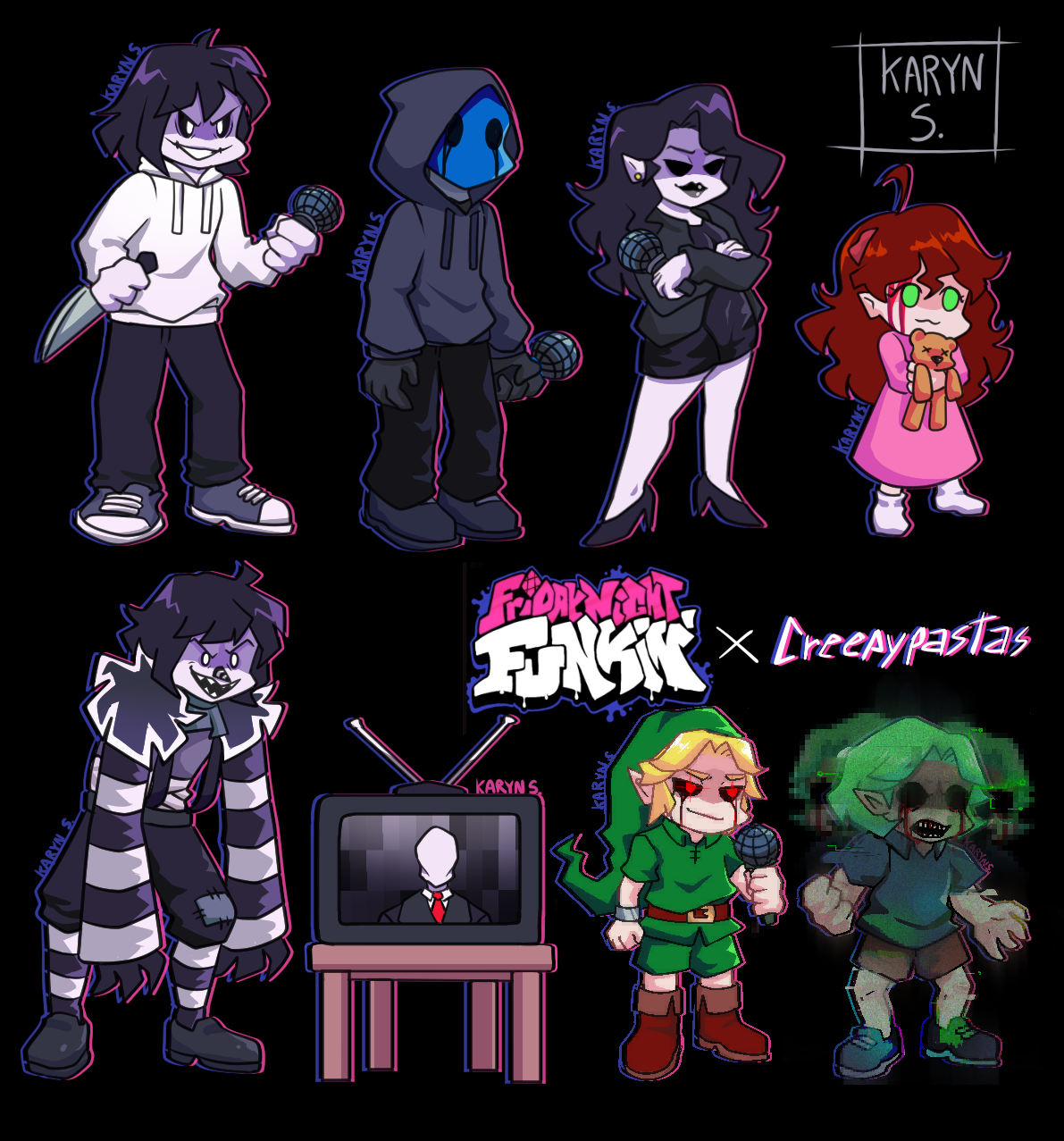 Fnf X Creepypasta Version Karyn S