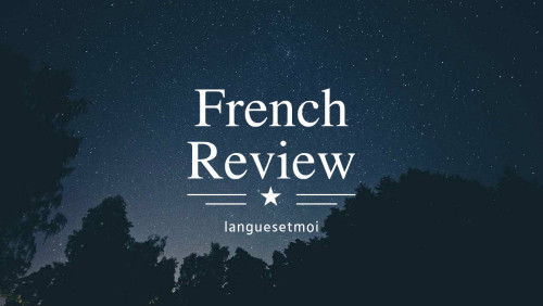 (for @cadernodaju) Coucou Tout Le Monde! Basically This Is An Outline Of What Basic Grammar/vocabulary
