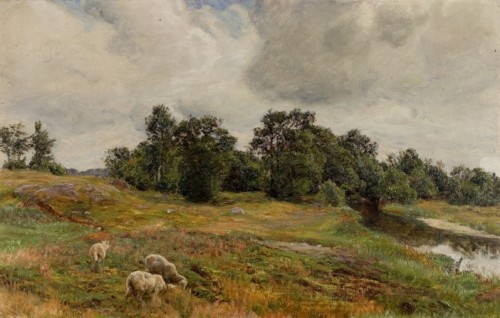 Landskab i Halland, 1890 Joakim Frederik Skovgaard