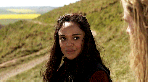 tessatompsons:TESSA THOMPSON as Valkyrie/Brunnhilde in AVENGERS: ENDGAME (2019) dir. Joe Russo, Anth