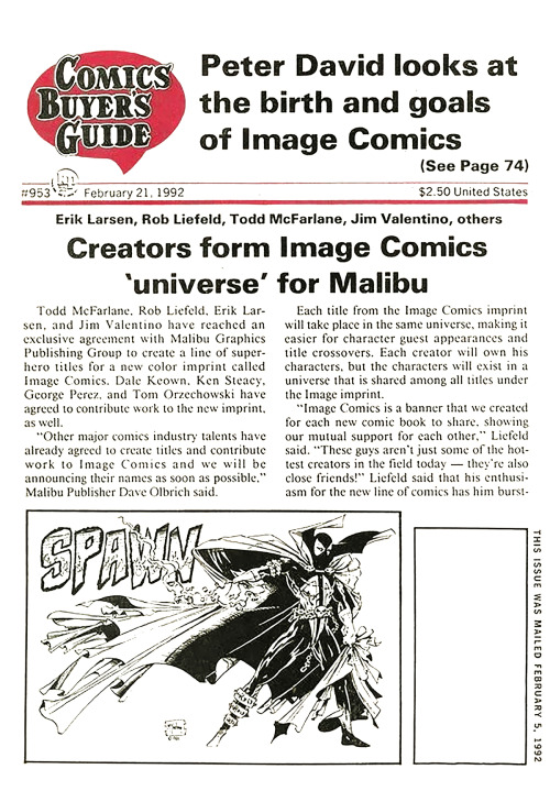 30 years ago today, Comics Buyer’s Guide reported the seismic news that the artists behind Marvel’s 