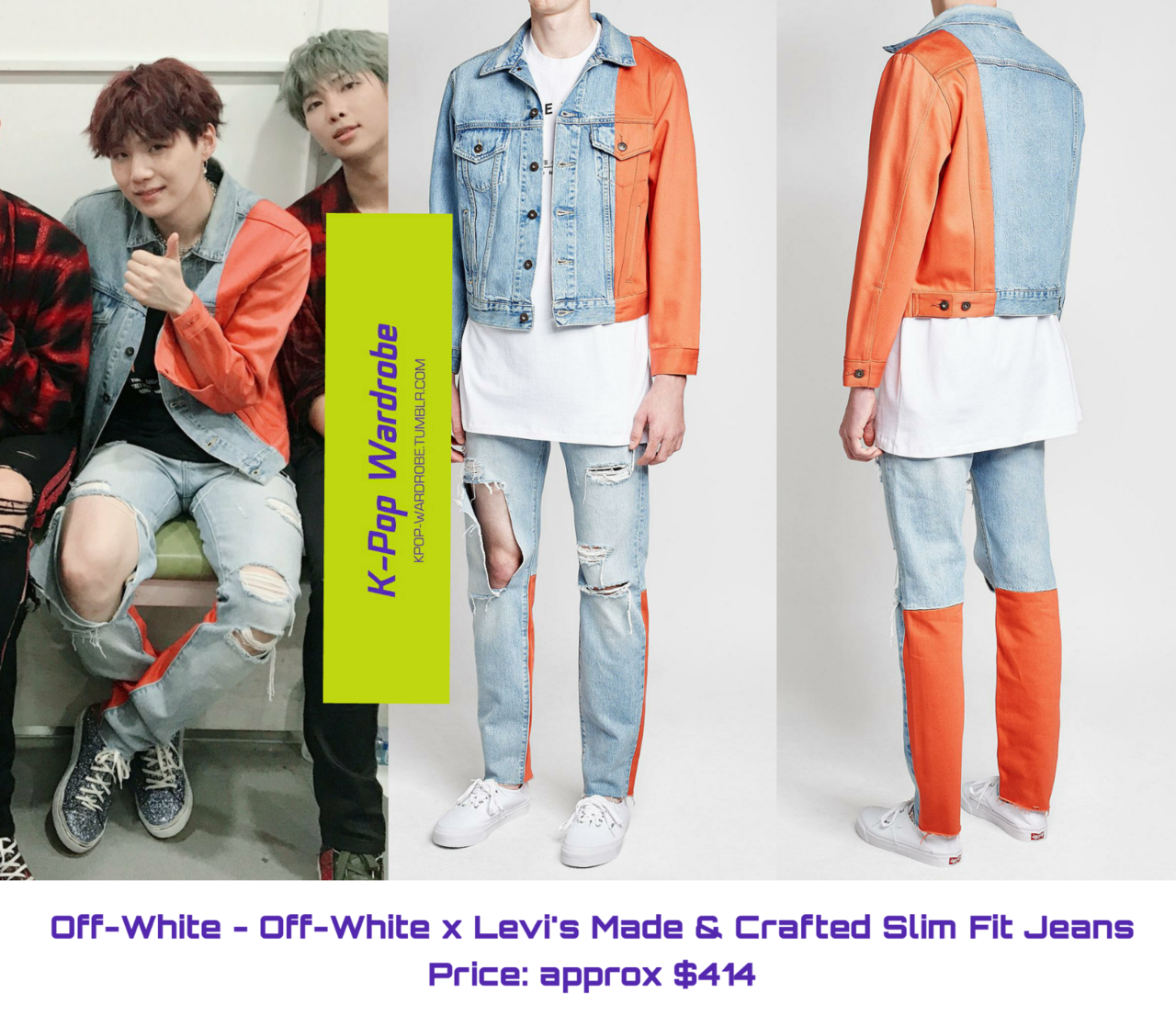 medarbejder krater Bøde K-Pop Wardrobe — BTS | Suga | Twitter | 180831 Off-White: Off-White...