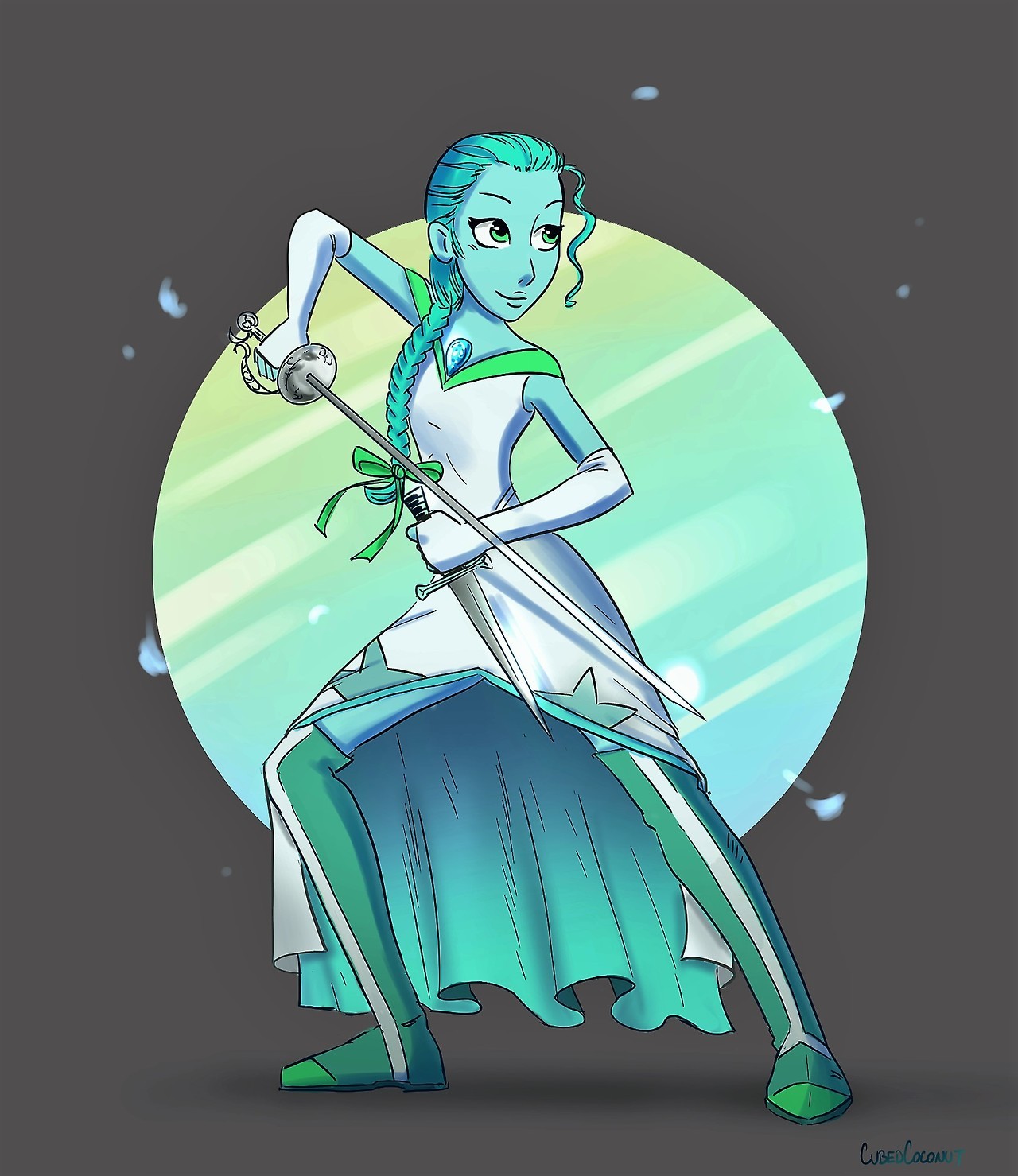atiller-1: Here is Lavender Fluorite!  She’s a triple fusion of Aquamarine, Emerald,