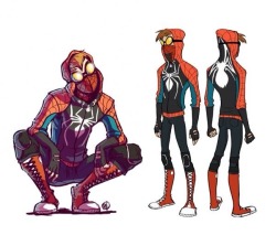 wessasaurus-rex:  primusdick:  theleaderofthelostboys:  After lots of painstaking work by my girlfriend and her roommate, my Rosy Higgins redesign of Spider-Man is finally done!  SHIT  OH WOW  