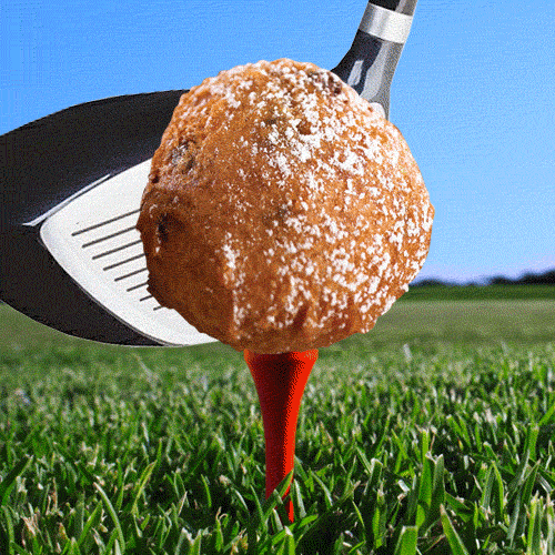 dennys:  If the Masters involved driving Pancake Puppies directly into hungry fans’