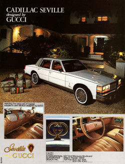 1979 Cadillac Seville Designed By Gucci