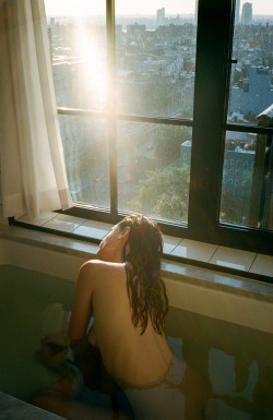 creativerehab: Evening bath. Lo-res 35mm film scan. 