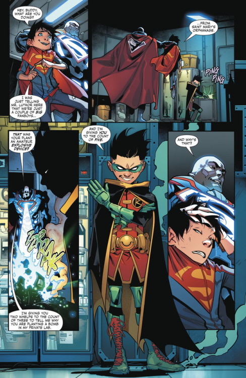 “It’s just a prank, bro!”from Super Sons #2.