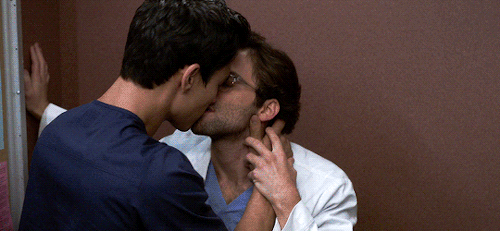 Porn Alex Landi and Jake Borelli in “Grey’s photos