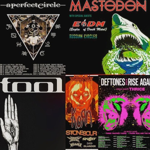 These next few months are going to be pretty busy&hellip; #concerts #sostoked #APerfectCircle #Tool 