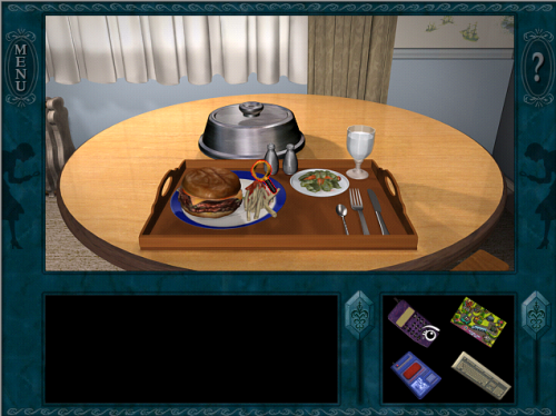 I love games where Nancy can order unlimited food and keep chowing down on it. The start of food bei