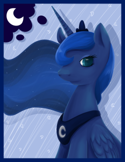 ikasamadriami:  Luna print for sale at my store! Make sure you local Bronies get it signed with Tabitha St. Germain this weekend at Otafest lite!