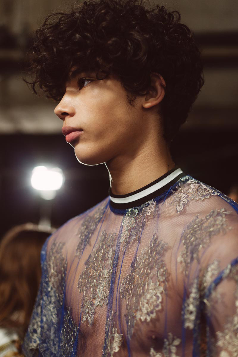 jilkos:Akeem Osborne by Eva K. Salvi Astrid Andersen FW18 BackstageFucking Young!