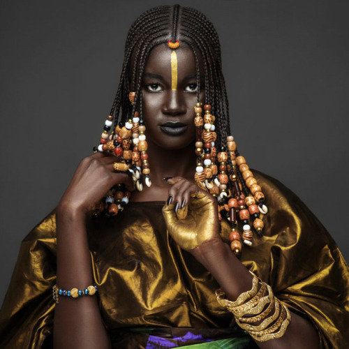 divinebeauties: Khoudia Diop by Joey Rosado for ’NYENYO’ Campaign